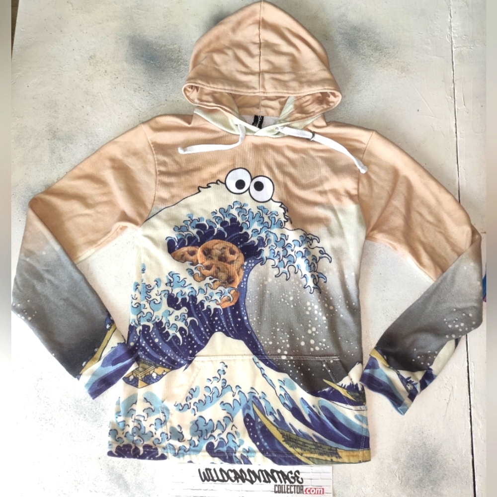 Cookie Monster Hoodie Woman's XS by shirtwascash
